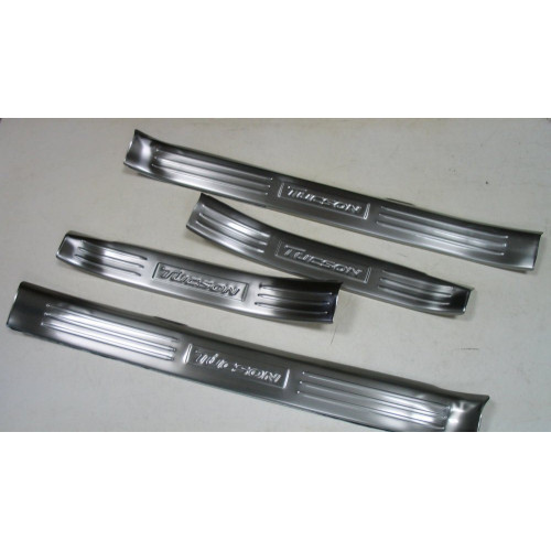 Накладки на пороги верхние Hyundai Tucson 2017 тип G